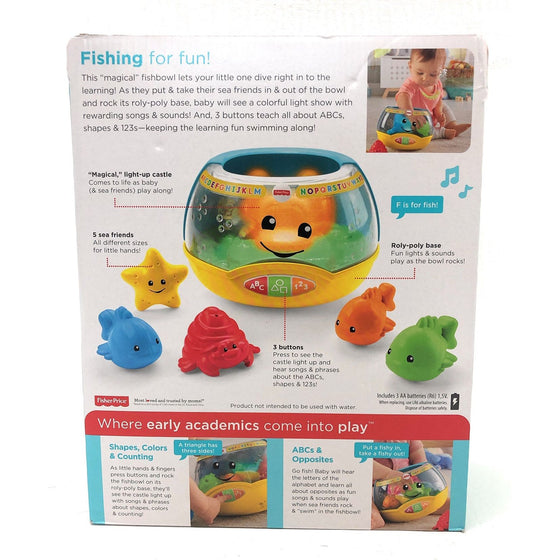 Fisher-Price DYM75 Fisher Price Magical Lights Fishbowl, Multi-Colored