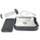 Tristar I980094612 Power Smokeless Grill With Non-Stick Coating, Tempered Lid And Interchangeable Griddle Plate, Black