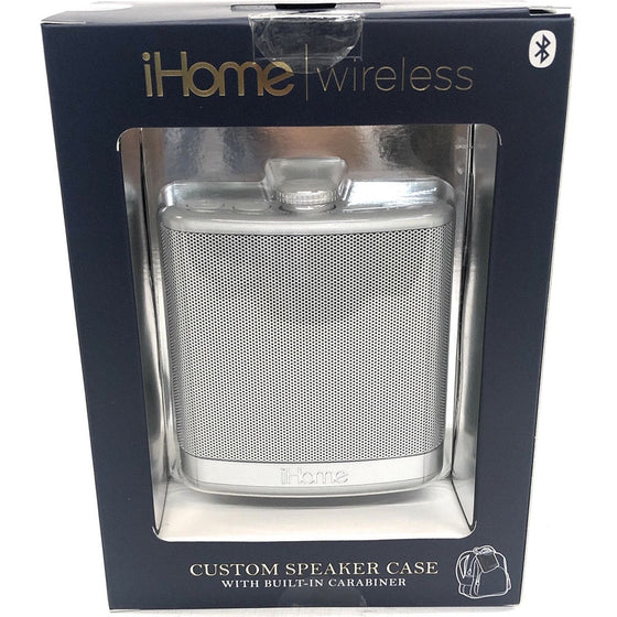Ihome EN173 Wireless Flask Shaped Novelty ,, Silver