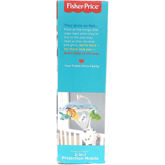 Fisher-Price N8849 Fisher Price Precious Planet 2-In-1 Projection Mobile, Multi-Colored