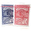 Us Playing Cards 1006704 Tally-Ho Playing Cards No.9 Original Fan Back Design, 2-Piece 1-Red And 1-Blue, 2-Pack
