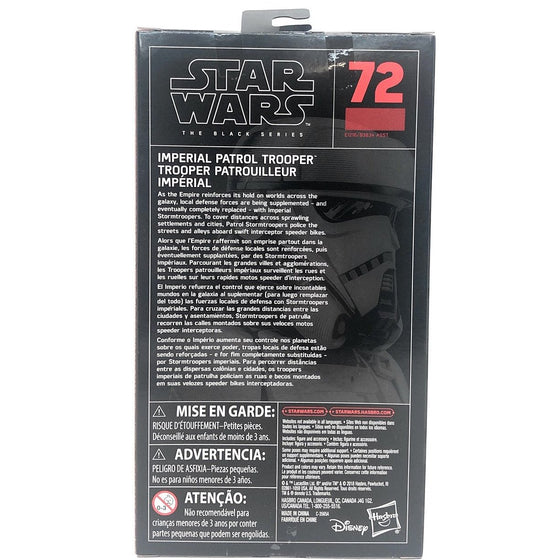 Star Wars E1216AX0 The Black Series Imperial Patrol Trooper