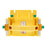 MICROJIG GRR-RIPPER GR-100 3D Table Saw Pushblock, Yellow