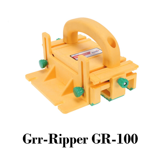 MICROJIG GRR-RIPPER GR-100 3D Table Saw Pushblock, Yellow