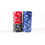 Bicycle 1006264 50 Casino Quality Poker Chips, Red, White And Blue