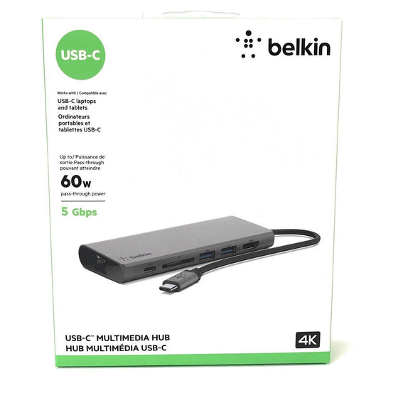 Belkin F4U092BTSGY Usb-C Multimedia Hub 4K