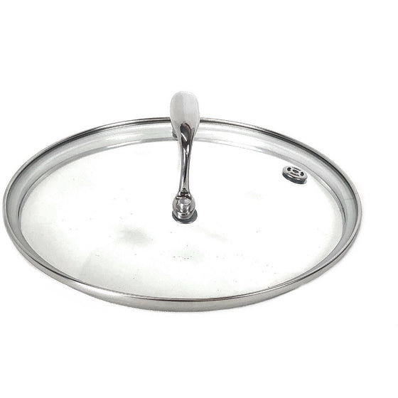 Hexclad 007137 Residential 8" Stainless Steel Tempered Glass Lid