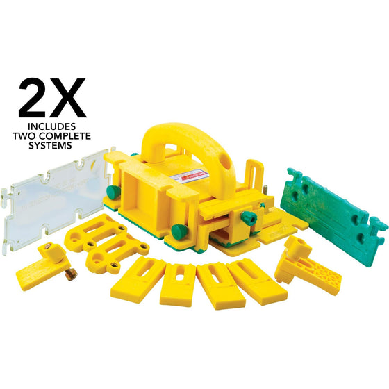 MICROJIG GRR-RIPPER GR-562 Limited Edition Complete System Double Piece, Yellow
