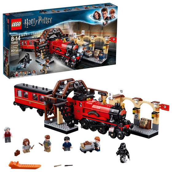 LEGO® 75955 Harry Potter Hogwarts™ Express Toy Train Building Set Includes Model Train And Harry Potter Minifigures Hermione Granger And Ron Weasley 801 Pieces, Multi-Colored