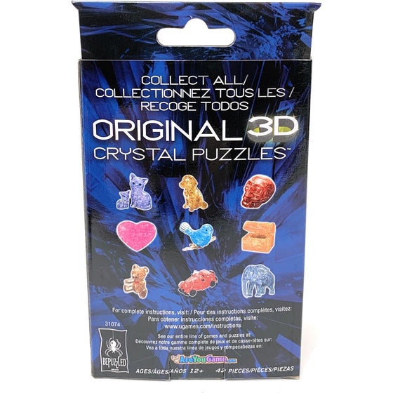 Bepuzzled 31074 Original 3D Crystal Puzzle Owl Level 1, Owl (White)