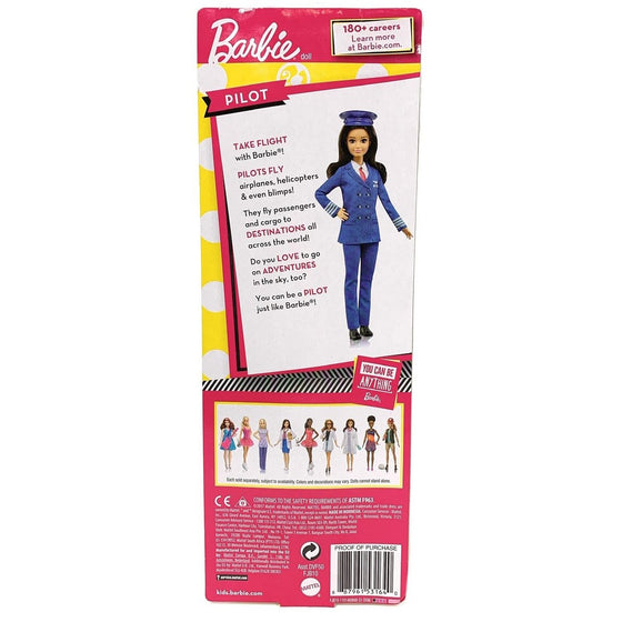 Barbie GFX25 Careers 60Th Anniversary Pilot Doll, Brunette