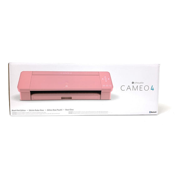 Silhouette America 6XW249 Silhouette Cameo 4 Bluetooth Vinyl, Cardstock And Fabric Cutter Blush, Pink Edition