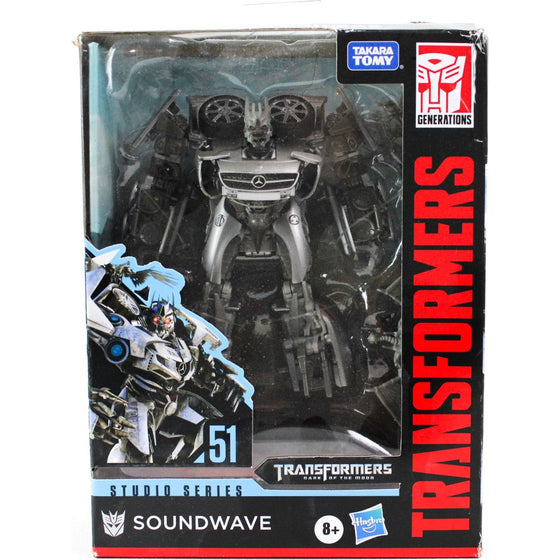Transformers E7197AX0 Toys Studio Series 51 Deluxe Class Dark Of The Moon Movie Soundwave Action Figure - Kids Ages 8 & Up, 4.5", Not Applicable