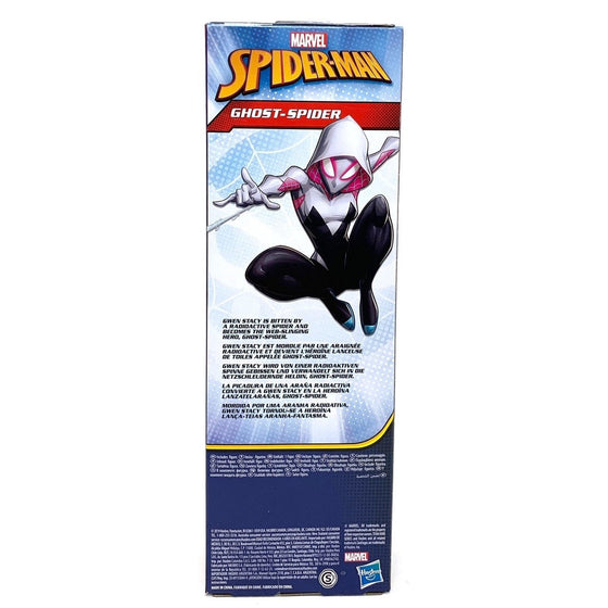 Spider-Man E85265X00 Marvel Titan Hero Series Ghost-Spider 12-Inch-Scale Super Hero Action Figure Toy Great Kids For Ages 4 And Up