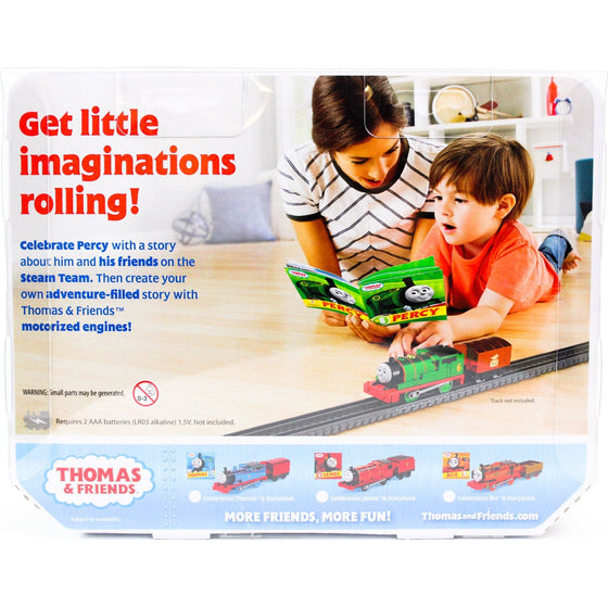 Thomas & Friends GNB47 Fisher-Price Celebration Percy Engine With Book, Multi-Colored