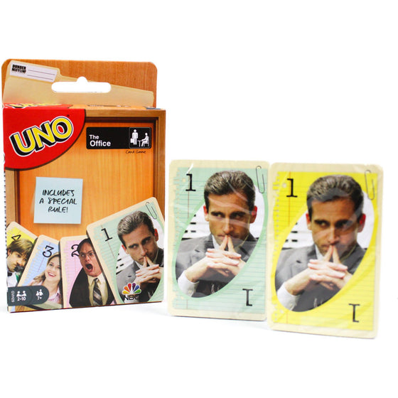 Mattel Games GVH29 Uno The Office Card Game With 112 Cards & Instructions, Gift For Kid, Adult Or Family Game Night, Ages 7 Years & Older, Multi-Colored