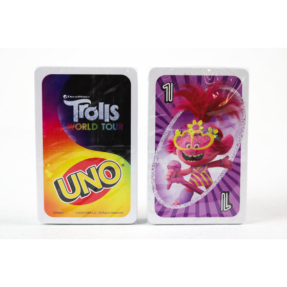 Mattel Games GRC65 Uno: Dreamworks Trolls World Tour - Card Game,, Multi-Colored