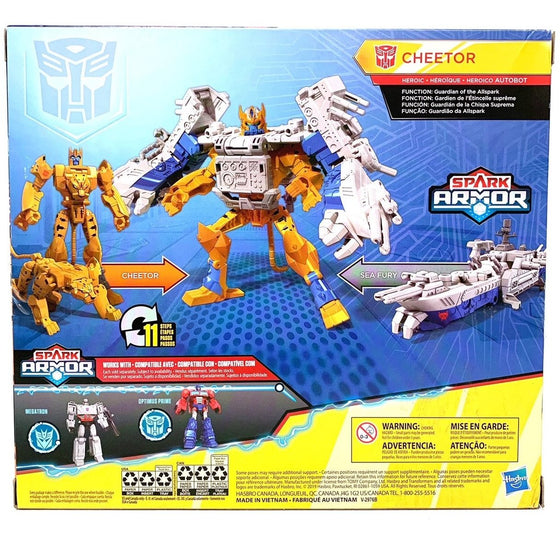 Transformers E5559 Cyberverse Power Of The Spark Cheetor And Sea Fury