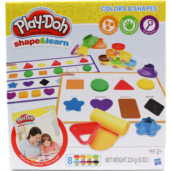 Play-Doh B34040000 Shape And Learn Colors And Shapes, Multi-Colored