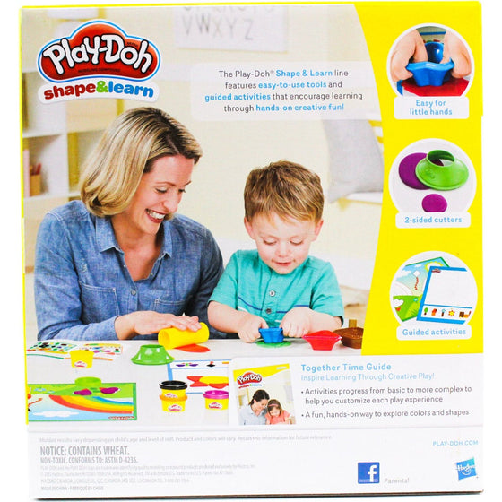 Play-Doh B34040000 Shape And Learn Colors And Shapes, Multi-Colored