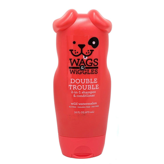 Wags & Wiggles FFP11348 Double Trouble 2-In-1 Dog Shampoo & Conditioner
