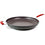 Rachael Ray 87631 Cucina 14-Inch Skillet With Helper Handle, Gray With Red Handles