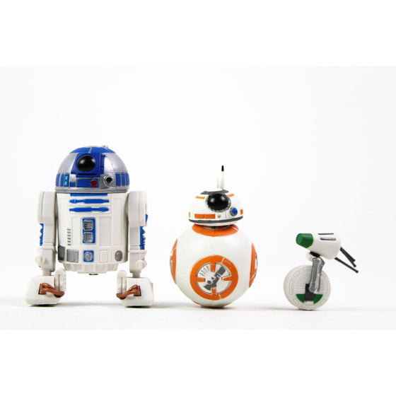  STAR WARS Galaxy of Adventures R2-D2, BB-8, D-O Action Figure 3  Pack, 5 Scale Droid Toys with Fun Action Features, Kids Ages 4 & Up : Toys  & Games