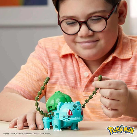 Mega GVK83 Mega Construx Pokemon Bulbasaur Construction Set, Green