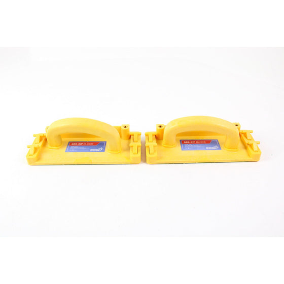 MICROJIG GRR-RIPPER GB-1 Grr-Rip Smart Hook Push-Block, 2-Pack, Yellow