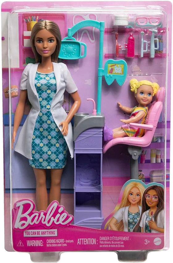 Barbie HKT70 Barbie Dentist Doll, White