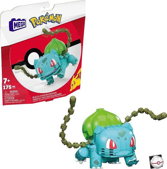 Mega GVK83 Mega Construx Pokemon Bulbasaur Construction Set, Green