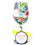 Enesco GLS11-5526S Designs By Lolita, Wildflowers Hand-Painted Artisan Wine Glass, 15 Oz, Yellow/Green/Blue/Red/Pink/Purple