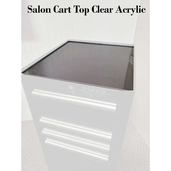 Viper Tools V1804WTAC Salon Cart Top, Acrylic