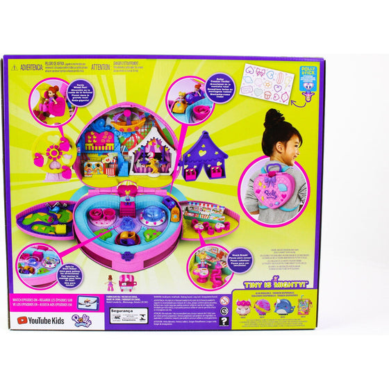 Polly Pocket GKL60 Polly Pocket Tiny Is Mighty Theme Park, Multi-Colored