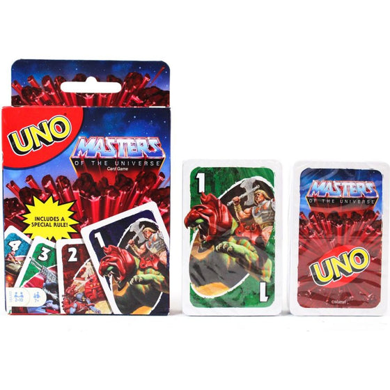 Mattel Games GVY91 Uno Masters Of The Universe Card Game