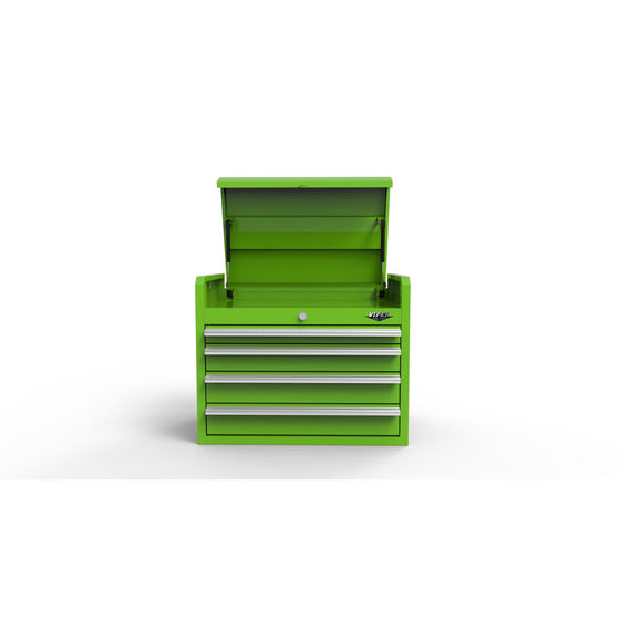 Viper Tool Storage LB2604C 26-Inch 4-Drawer Steel Top Chest,, Lime Green