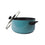Farberware 16715 Promotional Dishwasher Safe Nonstick Stock Pot/Stockpot With Lid - 10.5 Quart, Blue, Aqua Blue