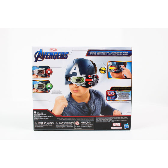 Avengers E6507AS00 Marvel Captain Americax 40Mm Vision Helmet, Brown/A