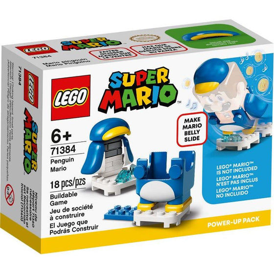LEGO® 71384 Super Mario Penguin Mario Power-Up Piece Building Kit; Collectible Gift Toy For Creative Kids, New 2021  18 Pieces, Multi-Colored