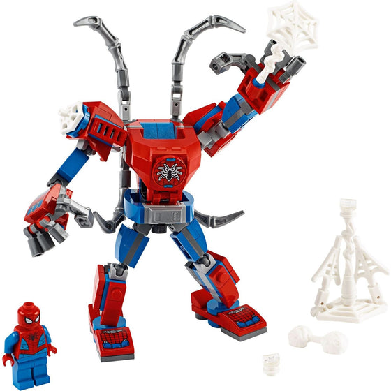 LEGO® 76146 Marvel Spider-Man: Spider-Man Mech Kidssuperhero Building Toy, Playset With Mech And Minifigure, New 2020  152 Pieces, Multi-Colored
