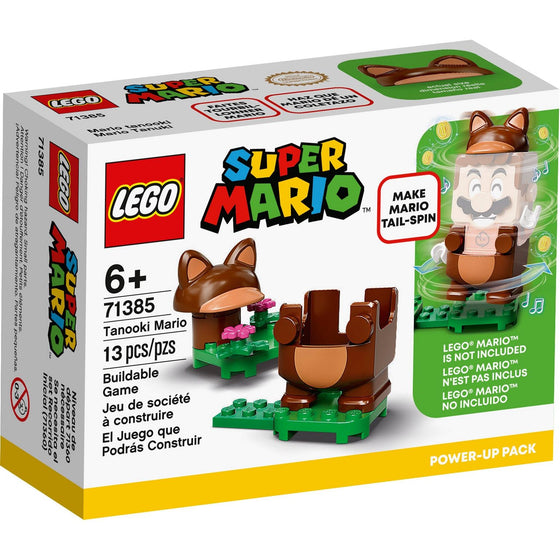 LEGO® 71385 Super Mario Tanooki Mario Power-Up Piece Building Kit; Collectible Gift Toy For Creative Kids, New 2021  13 Pieces, Multi-Colored