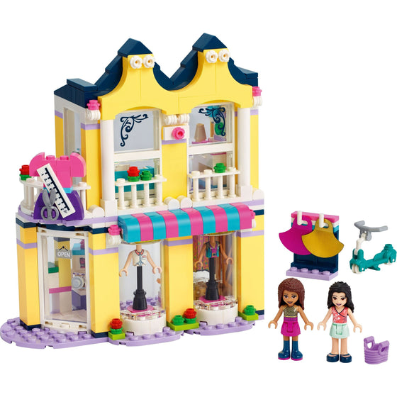 LEGO® 41427 Friends Emma's Fashion Shop , Includes Friends Emma And Andrea Buildable Mini-Doll Figures And A Range Of Fashion Accessories To Inspire Hours Of Creative Fun, New 2020  343 Pieces, Multi-Colored