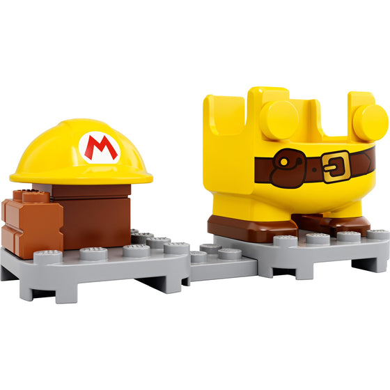 LEGO® 71373 Super Mario Builder Mario Power-Up Piece Building Kit, Fun Gift For Kids To Power Up The Mario Figure In The Adventures With Mario Starter Course 10 Pieces 71360 Playset, New 2020, Multi-Colored