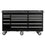 Viper Tool Storage VP7218BL Pro Series 72-Inch 18-Drawer 18G Steel Rolling Cabinet, Black