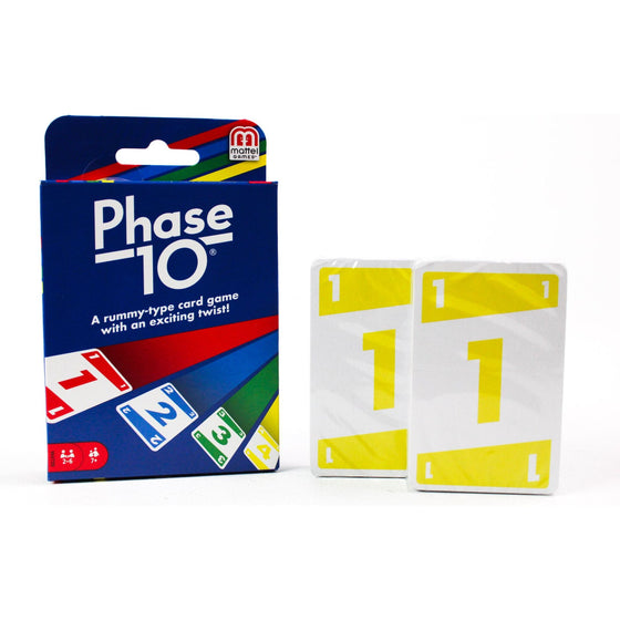 Mattel Games W4729 Phase 10 A Rummy-Type Card Game