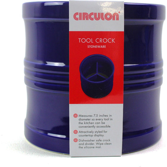Circulon 47580 7.5" Tool Crock, Navy Blue