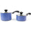 Paula Deen 21929 Signature Dishwasher Safe Nonstick 11-Piece Cookware Set, Blueberry