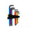 Wera 05022640001 950/9 Hex-Plus Multicolour Long Arm Hex Key Set (Sb Packaging, Clip New), Multicolor