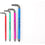 Wera 05022639001 950/9 Hex-Plus Multicolour Long Arm Hex Key Set (Sb Packaging, Textile Pouch), Multi