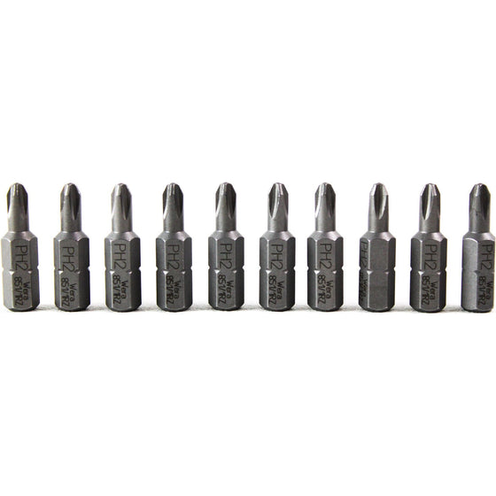 Wera 05135009001 851/1 Rz Philips  2 X 25 Mm  Bits For Drywall-Screws, 10-Pack